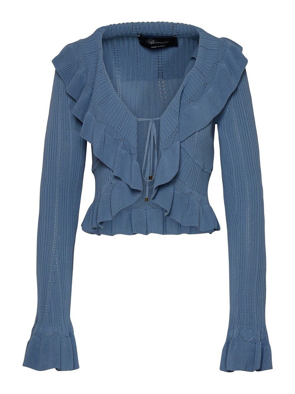 ISO Blumarine Ruffle Cardigan